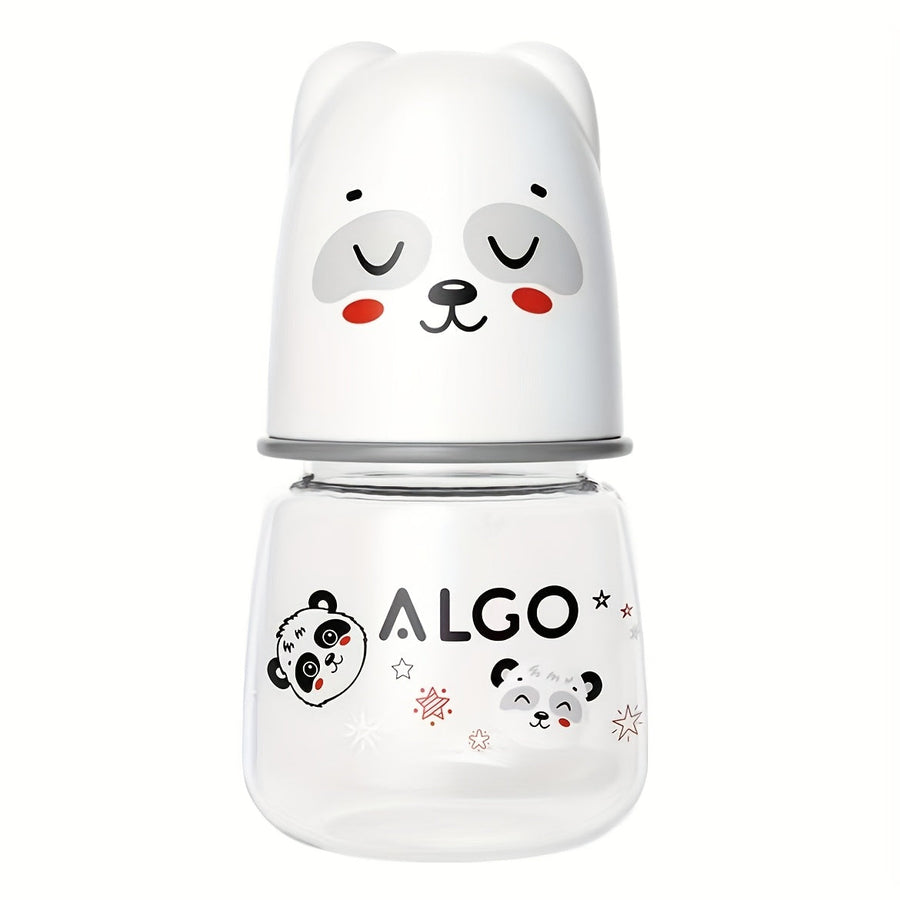 Biberon large bouche 60 ml, matériau alimentaire, tétine souple — Monptitlou