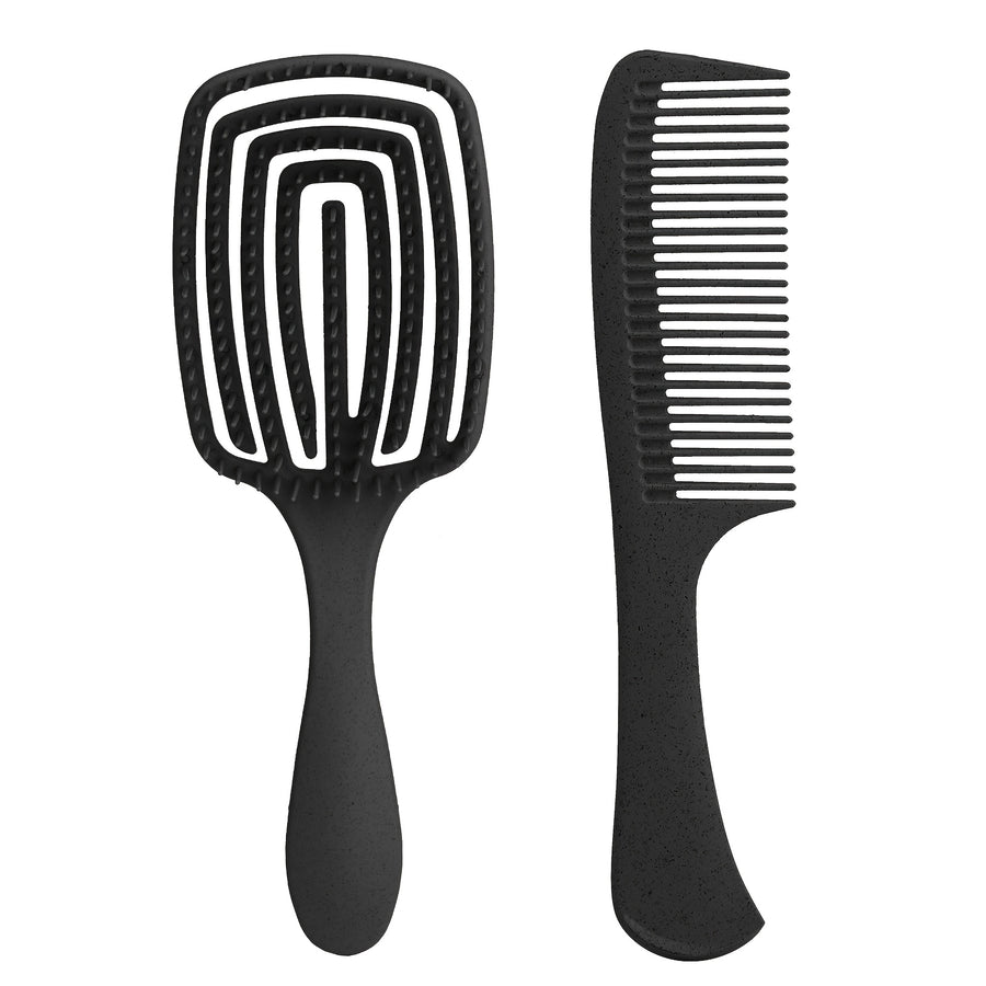 Noir + Peigne Plat