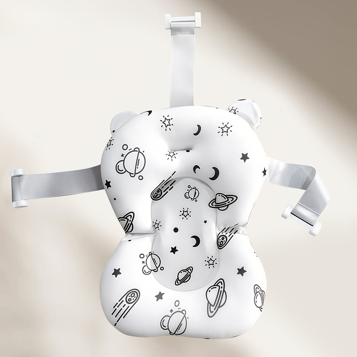 Coussin de siège de support de bain pour nouveau-né avec oreilles — Monptitlou Image