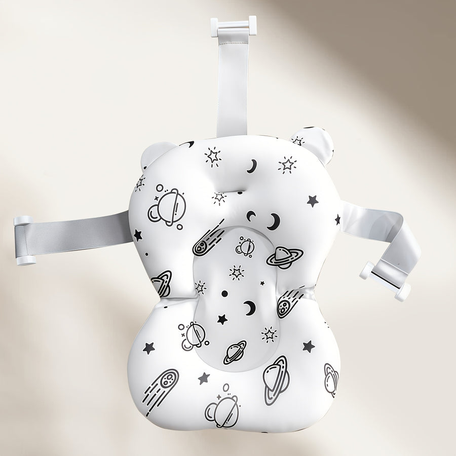 Coussin de siège de support de bain pour nouveau-né avec oreilles — Monptitlou