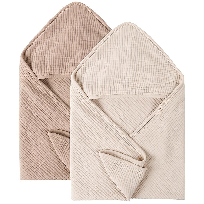 Serviettes de bain en gaze de couleur unie, conception épaissie — Monptitlou