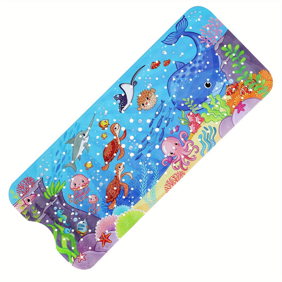 Tapis de bain antidérapant à motif de dessin animé pour la baignoire — Monptitlou