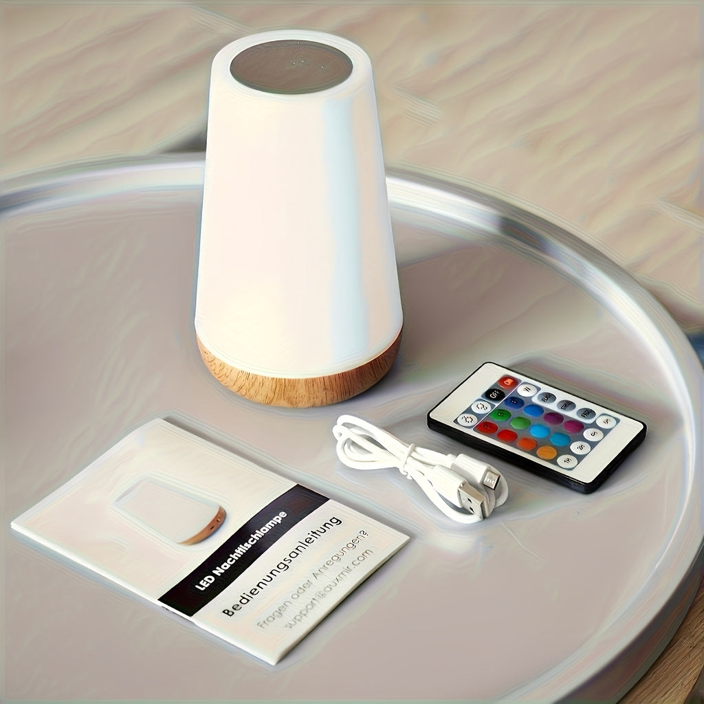 Veilleuse à commande tactile, Lampe LED tactile réglable pour chambres — Monptitlou