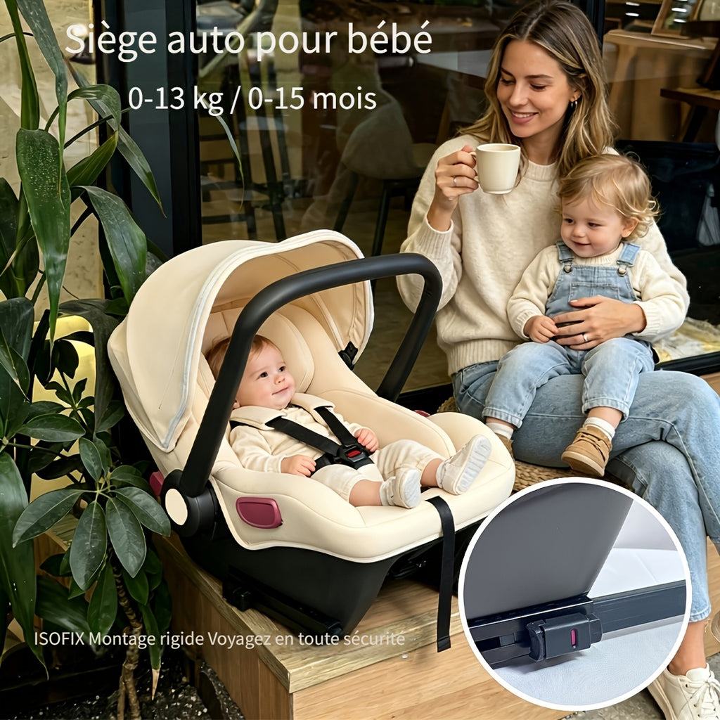 Siège auto de voyage pour bébé, siège auto pour nourrisson sans base