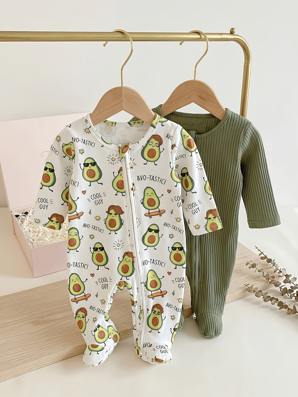 Mini Eggs Baby Lot de 2 combinaisons à manches longues en tricot doux — Monptitlou