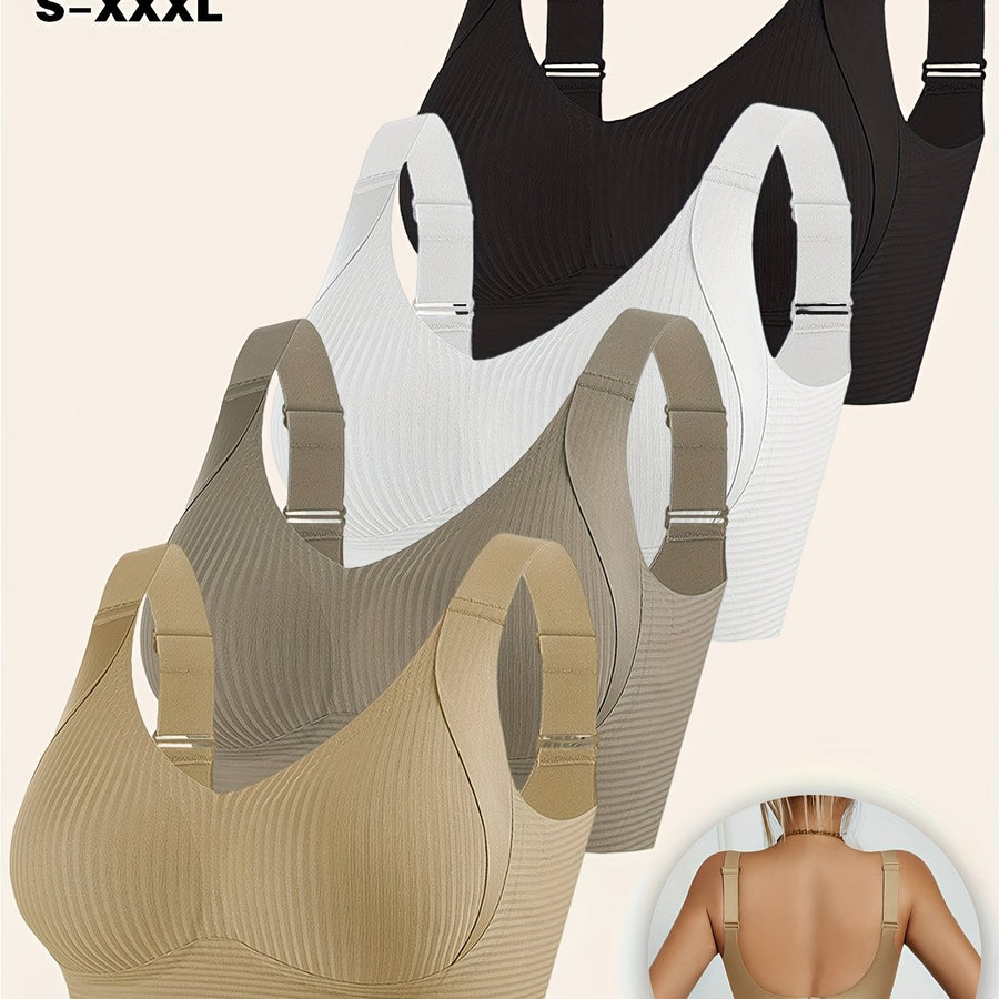 4 soutiens-gorge de maternité sans fil élégants — Monptitlou