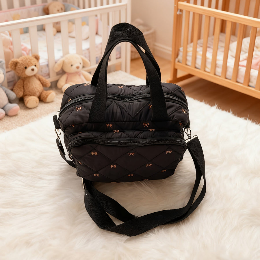 Sac à langer léger, sac fourre-tout avec longue bandoulière pour maman — Monptitlou