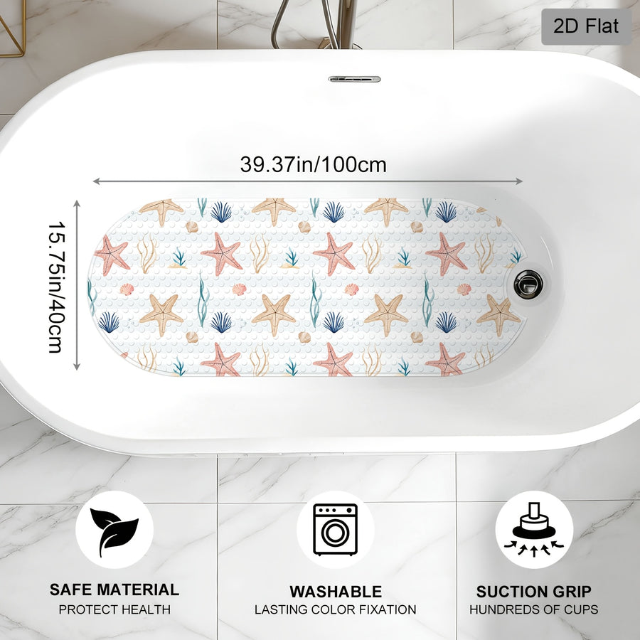 [Tapis antidérapant massage] 1 pc Tapis de bain antidérapant — Monptitlou