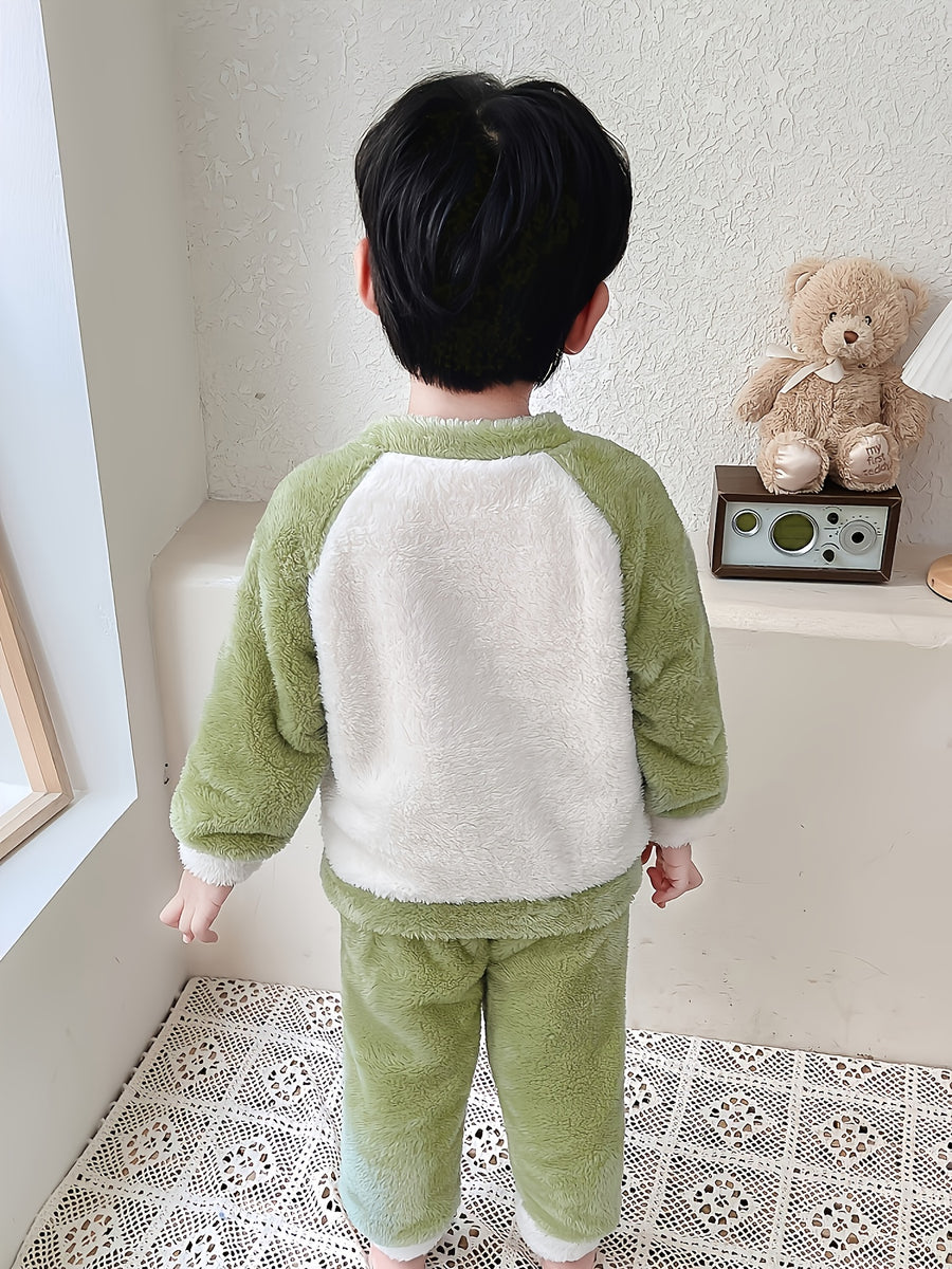 Ensembles polaires réversibles pour garçons, automne hiver — Monptitlou