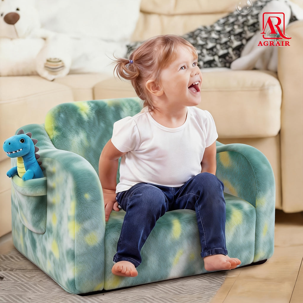Canapé-lit pliable 2 en 1 pour enfants, tissu flanelle doux — Monptitlou