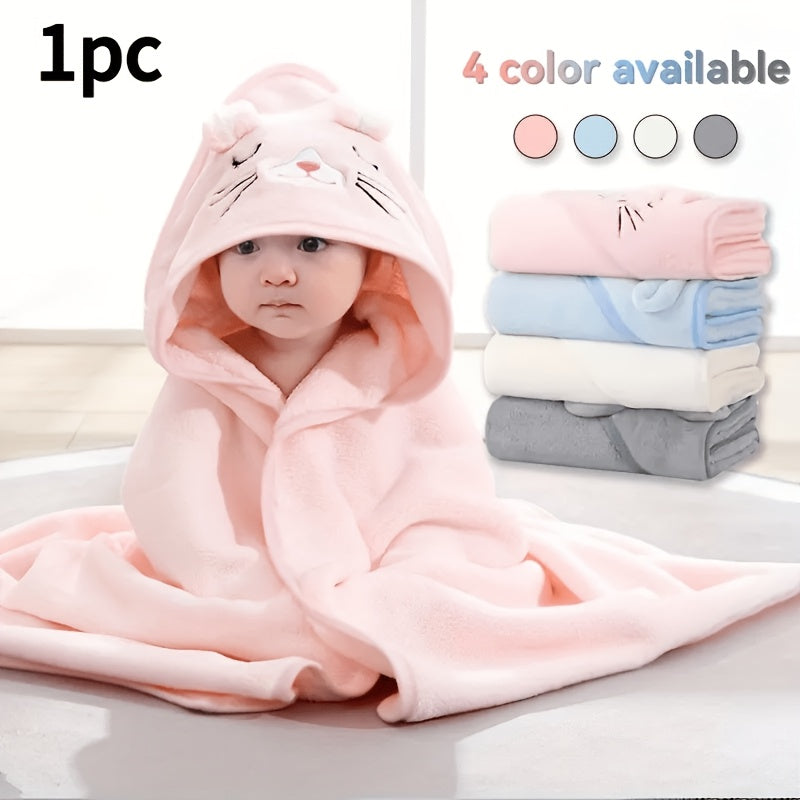 Serviette de bain à capuche pour enfants, 1 pièce/2 pièces — Monptitlou