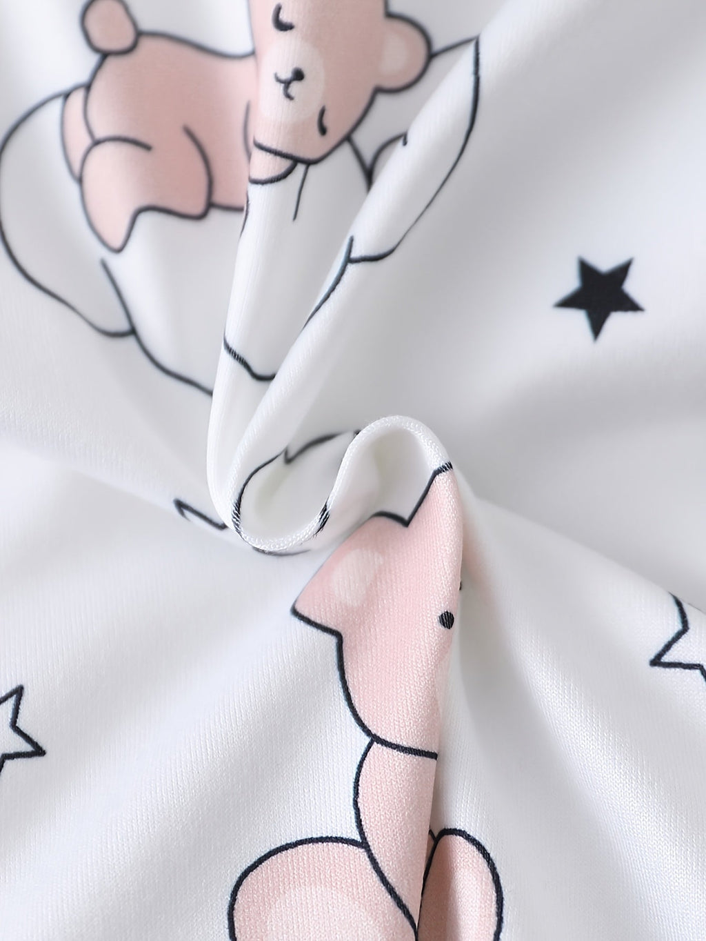 Barboteuse à pieds pour bébé avec imprimé ours endormi "Sweet Dream" — Monptitlou