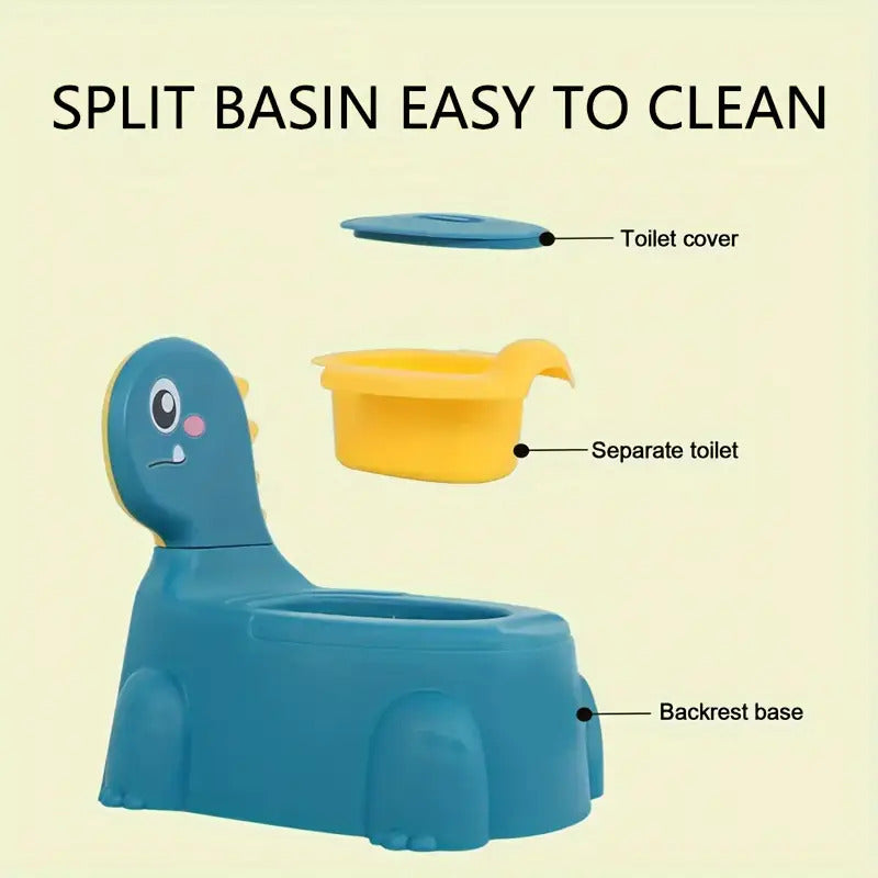 1 pot de toilette avec coussin doux et couvercle d'apprentissage — Monptitlou