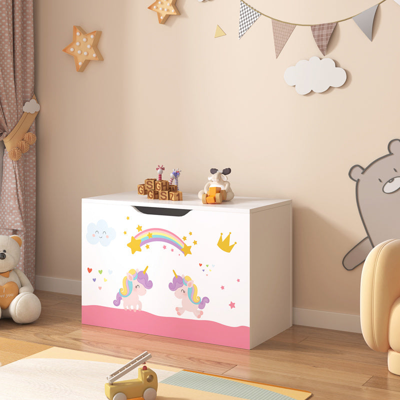 Boîte à Jouets Oleiros avec Couvercle Rabattable, 40 x 60 x 30 cm — Monptitlou
