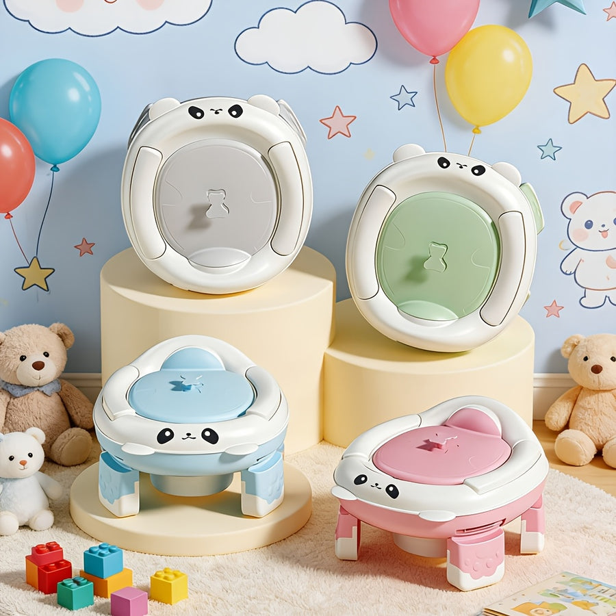 Pot d’apprentissage portable pliable pour tout-petits garçons et filles — Monptitlou