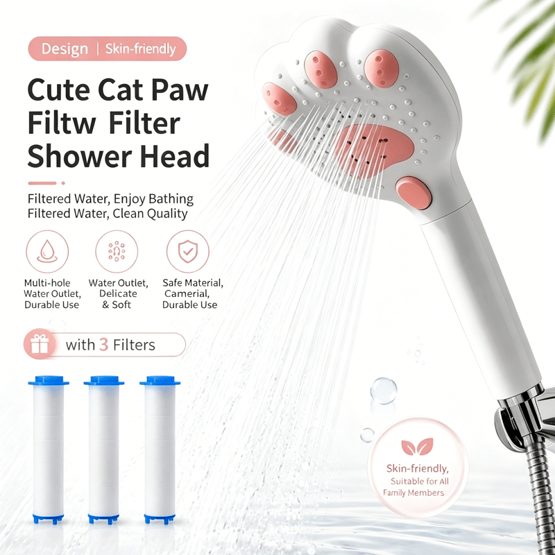 Pommeau de douche à filtration, modèle patte de chat, photo 15