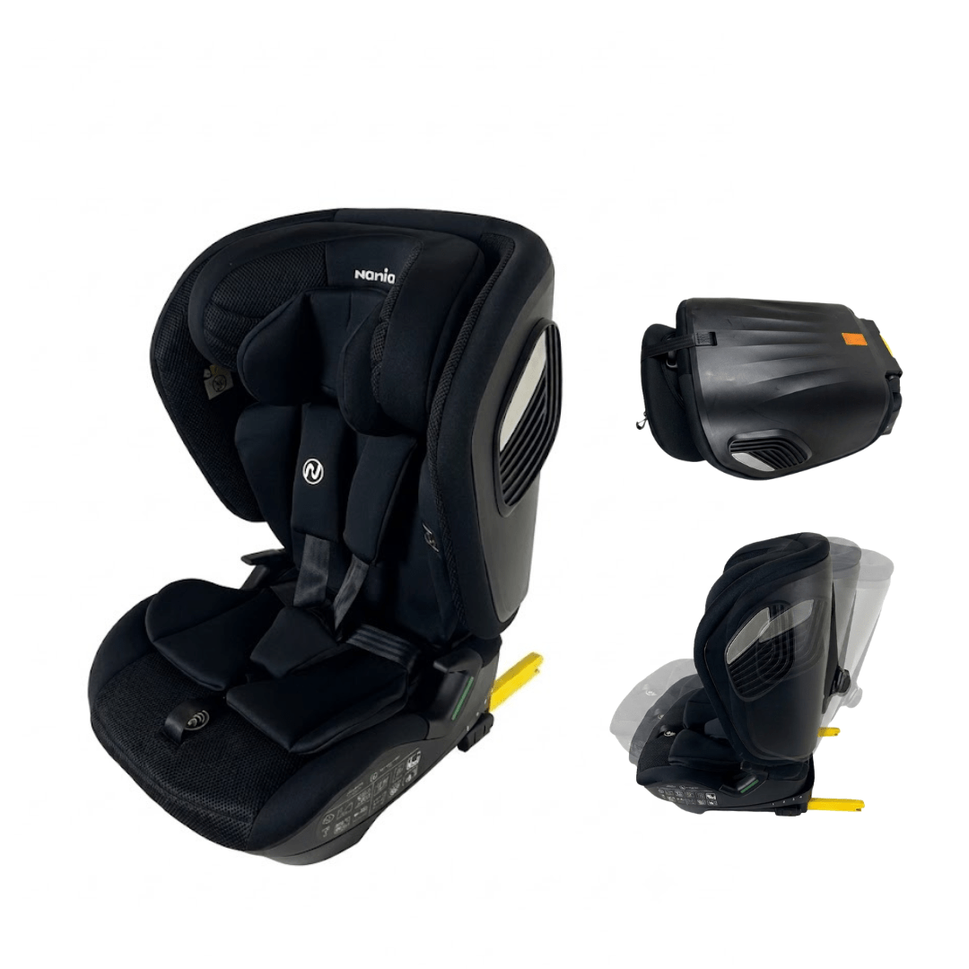 Siège auto Nania Nevada isofix, ou ceinture, inclinable, et pliable — Monptitlou Image