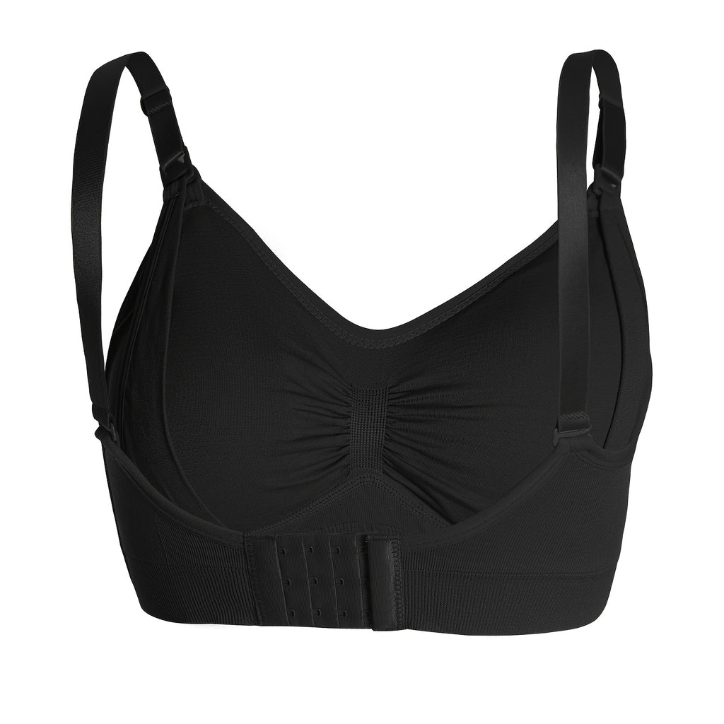 Soutien-gorge d'allaitement sans armature, noir — Monptitlou