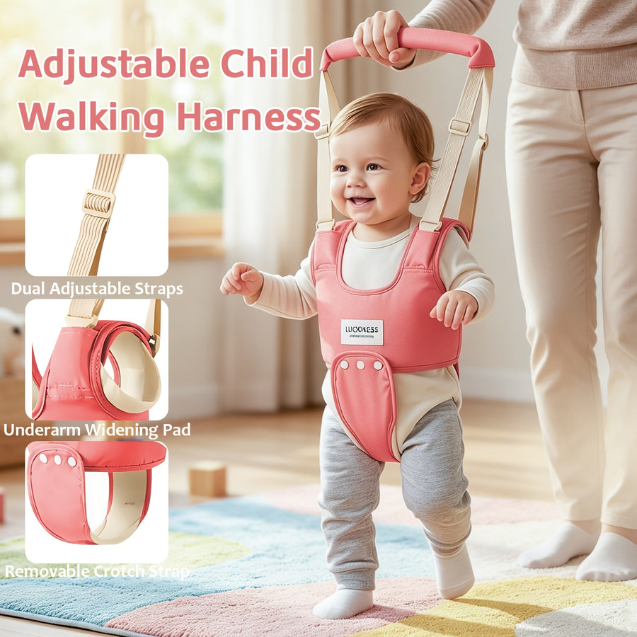 Harnais de marche pour bébé, marcheur à main réglable pour tout-petits — Monptitlou