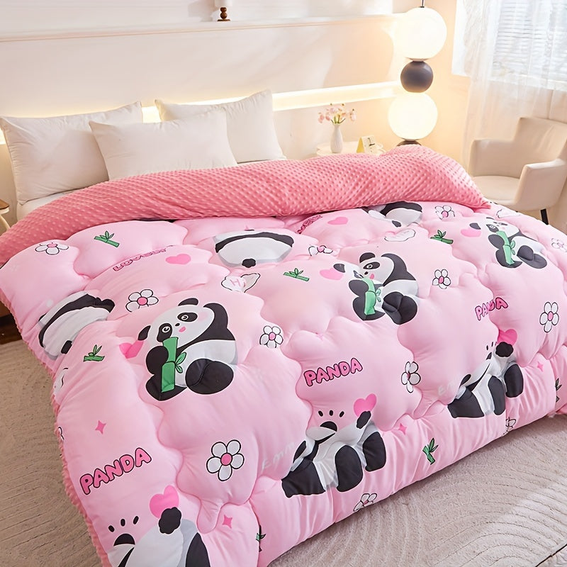 Ensemble de couette 3 pièces Panda Bébé Floral — Monptitlou