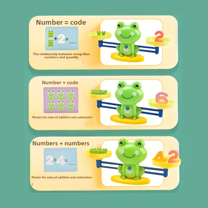 Jeu éducatif en plastique vert — Monptitlou