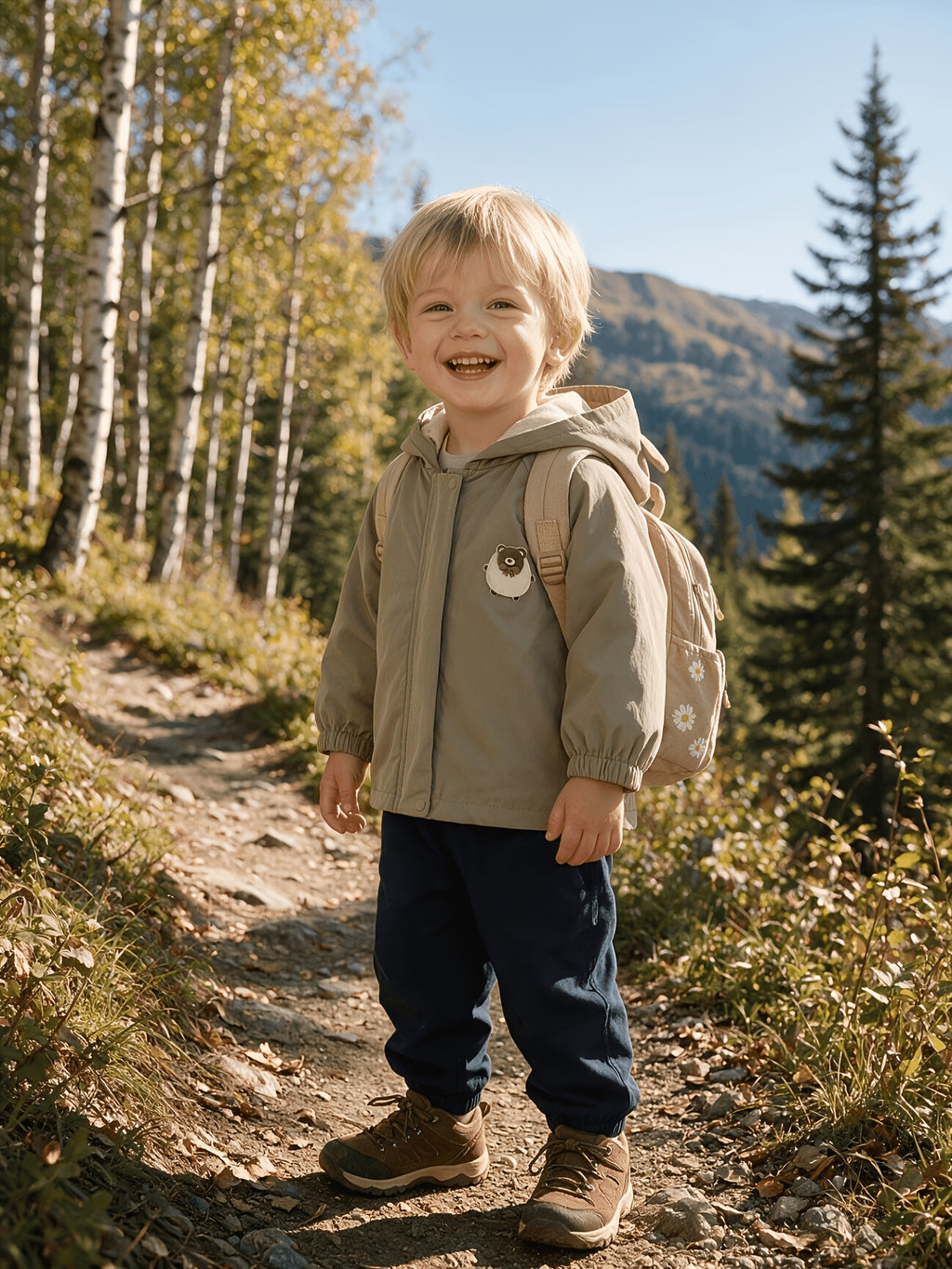 Adorable Veste à Capuche Multicolore pour Bébé, Style Facile — Monptitlou