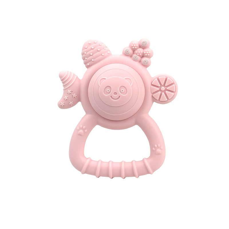 Hochet et Anneau de Dentition Mignon en Panda — Monptitlou