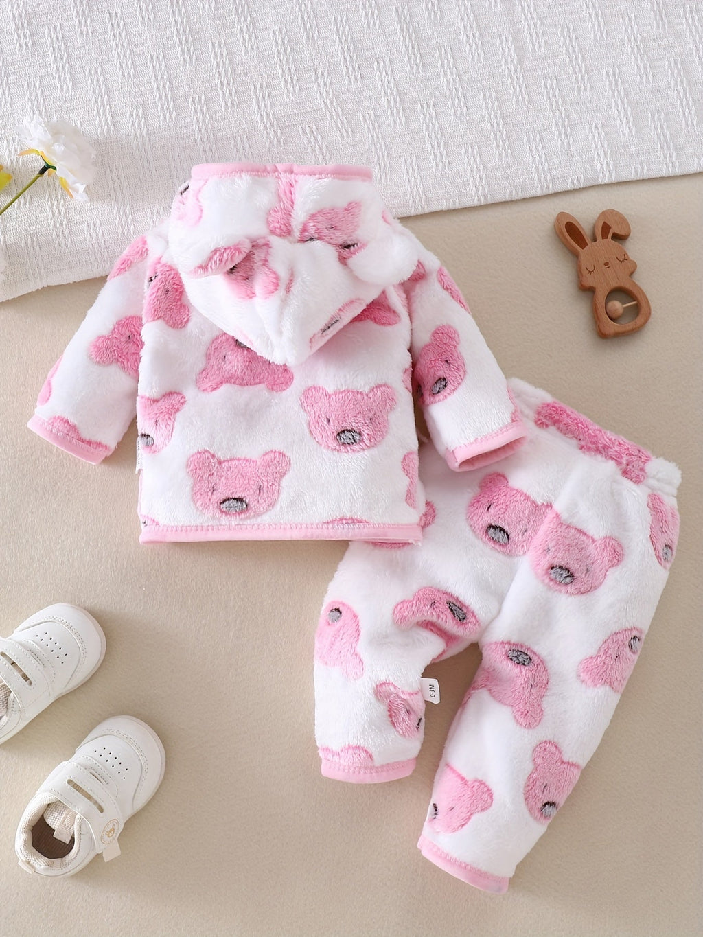 [Vêtements Noël bébé] Tenue Sherpa Ours Mignon pour Bébé Garçon — Monptitlou