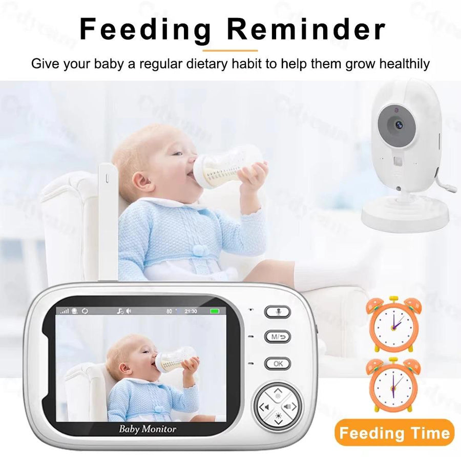 Babyphone numérique haute définition 3,5 pouces pour bébé — Monptitlou