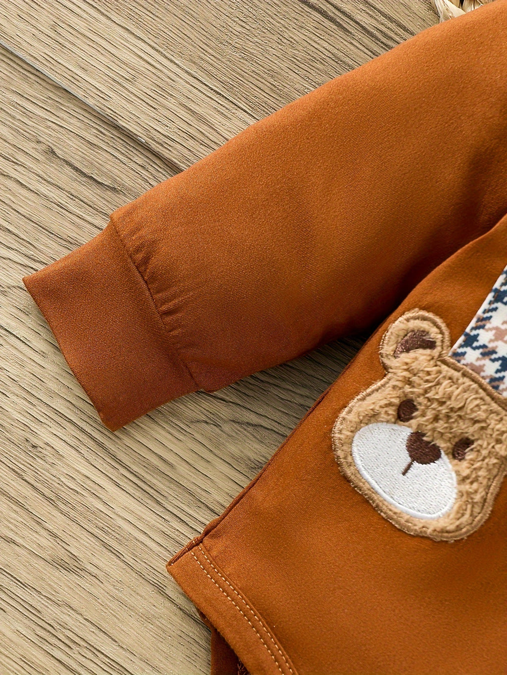 Ensemble 2 pièces pour bébé garçon, tenue ours de dessin animé — Monptitlou