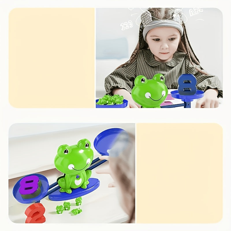 Jeu éducatif en plastique vert — Monptitlou