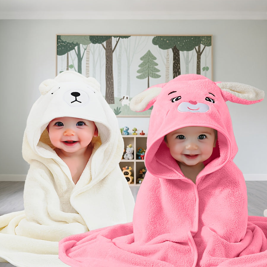 Serviettes Cape Forme Animal Bébé/Enfants, avec Serviettes à Capuche — Monptitlou