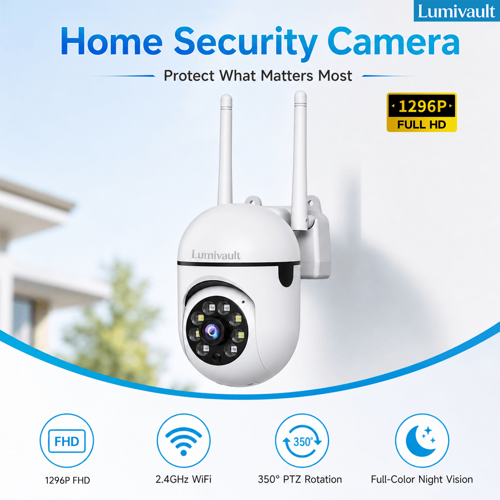 Caméras de surveillance pour bébé 1296P FHD WiFi sans fil PTZ — Monptitlou
