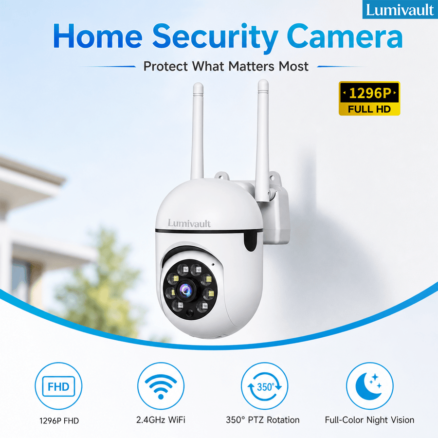 Caméras de surveillance pour bébé 1296P FHD WiFi sans fil PTZ — Monptitlou