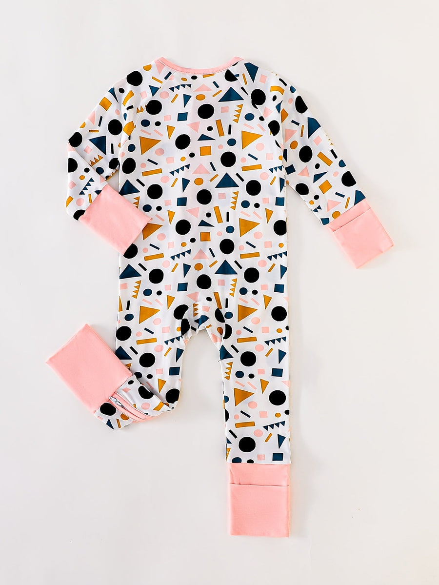 Grenouillère saisonnière en fibre de bambou pour bébés filles — Monptitlou