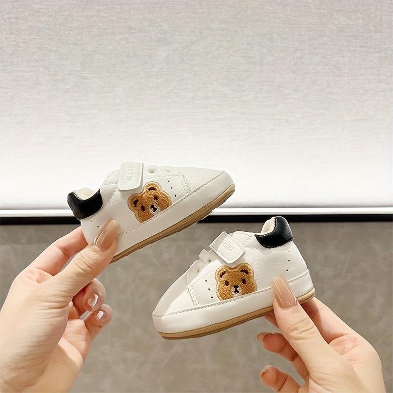 Paire de chaussures de sport bébé motif ours cartoon pour garçons et — Monptitlou