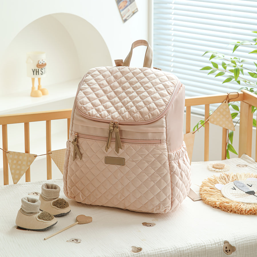 Sac à dos matelassé à carreaux — Monptitlou