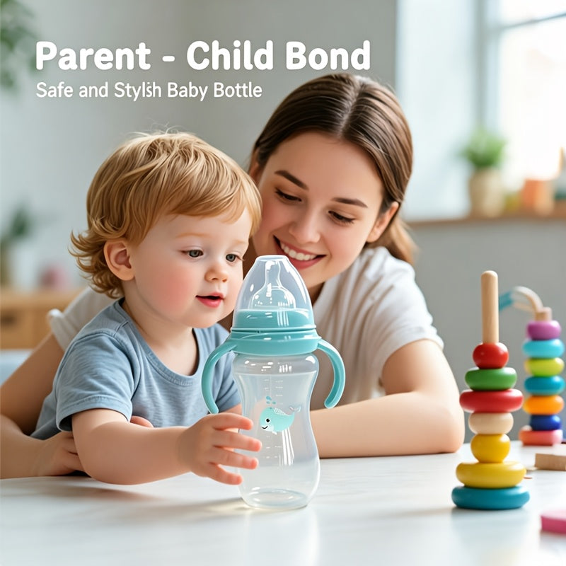 Biberon pour bébé 300 ml avec poignée — Monptitlou