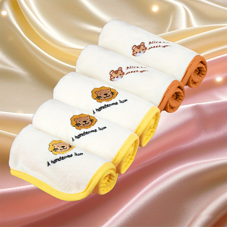 Serviettes Douces pour Bébé - Lot de 5 Serviettes et Mouchoirs Ultra — Monptitlou