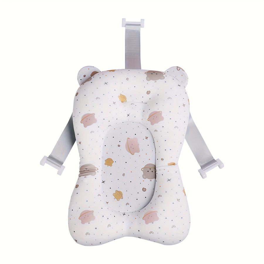 1 Coussin de Bain Confortable pour Nouveau-né avec Support Lombaire et — Monptitlou