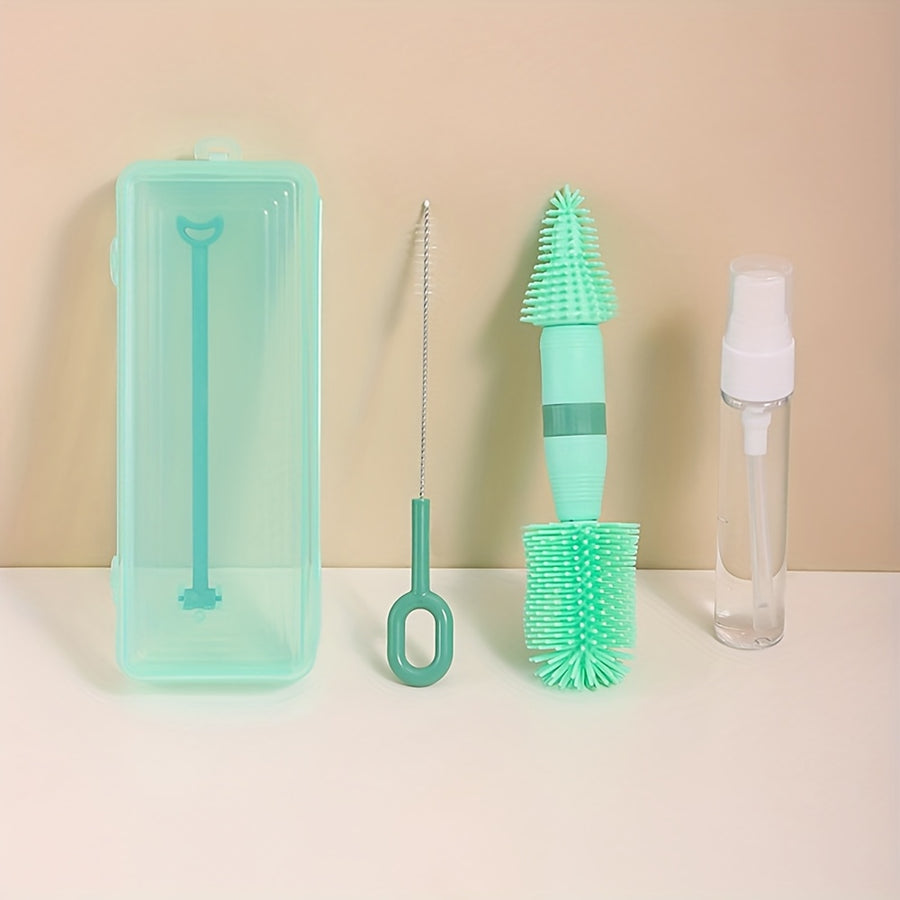 Kit de nettoyage portable tout-en-un pour biberons avec égouttoir — Monptitlou