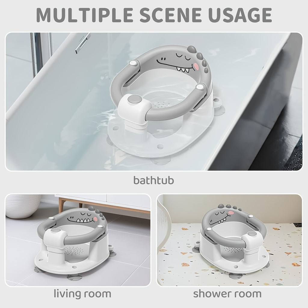 Siège de bain bébé à ventouses, modèle pieuvre — Monptitlou