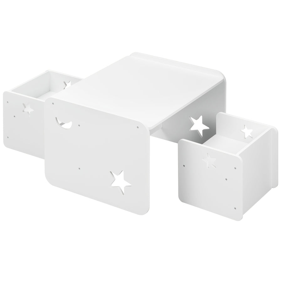 Table avec 2 chaises, set table et chaises, set d’assise — Monptitlou
