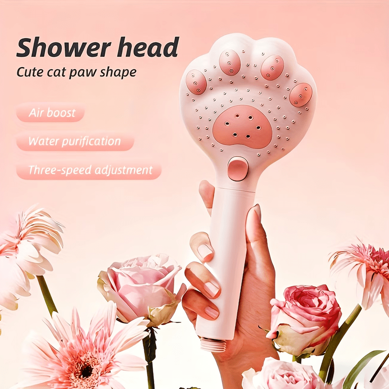 Pommeau de douche à filtration, modèle patte de chat — Monptitlou