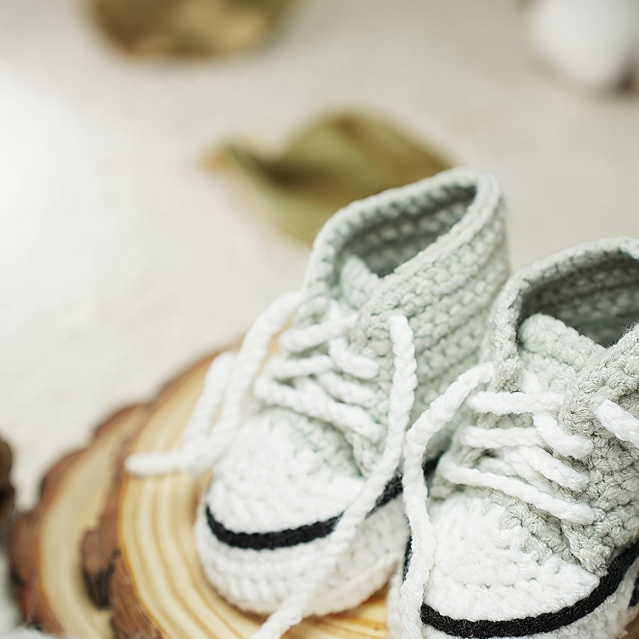 Chaussures Adorables pour Enfants Tricotées à la Main — Monptitlou