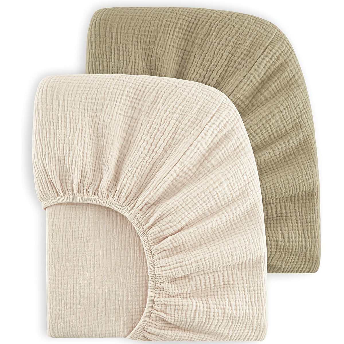 Draps de berceau en mousseline Étoile endormie — Monptitlou Image
