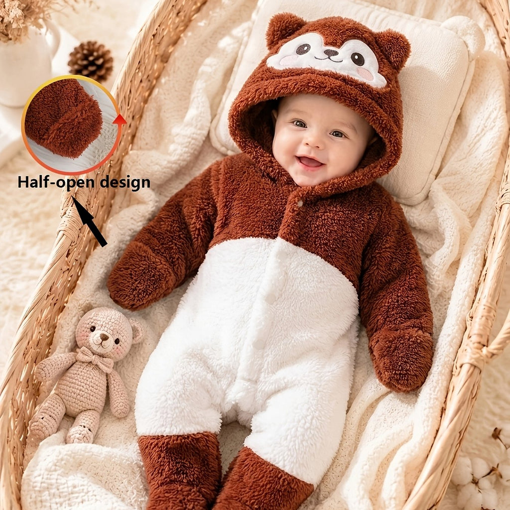 Enfant et Nouveau-né Bébé Mignon Automne Hiver Gros Peluche Cartoon — Monptitlou
