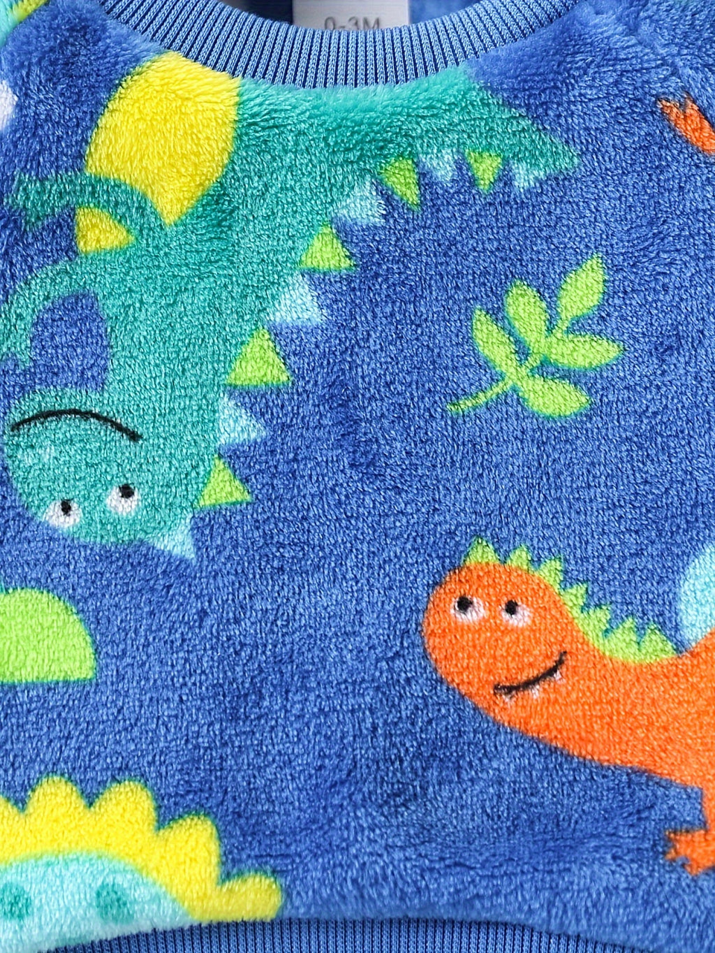 Ensemble 2 pièces sweat à capuche bébé motif petit dinosaure en peluche — Monptitlou