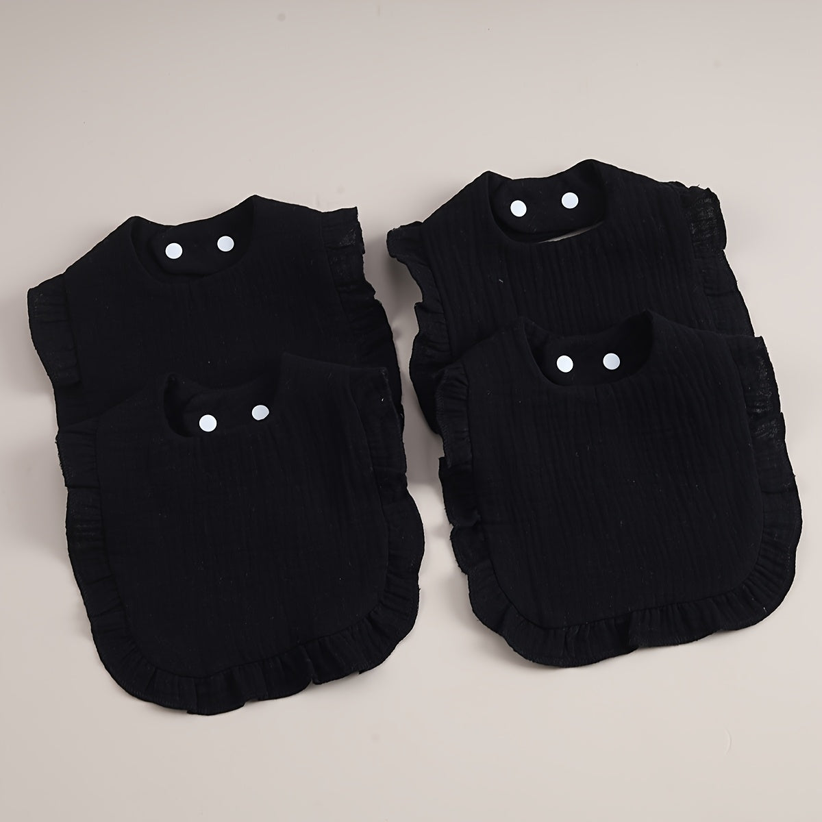 Bavoirs à volants pour bébé, bavoirs pour nouveau-nés — Monptitlou Image