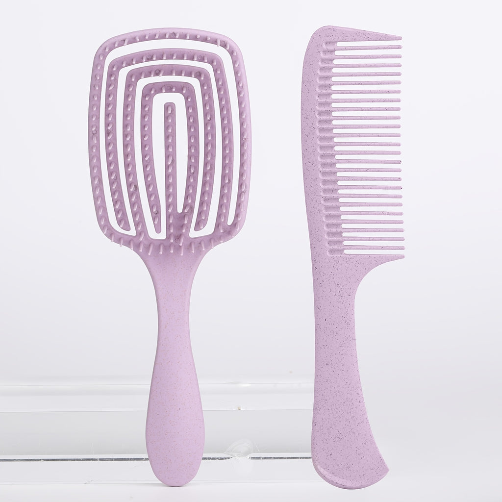 Brosse carrée 1 pc/2 pcs pour cheveux mouillés et secs — Monptitlou
